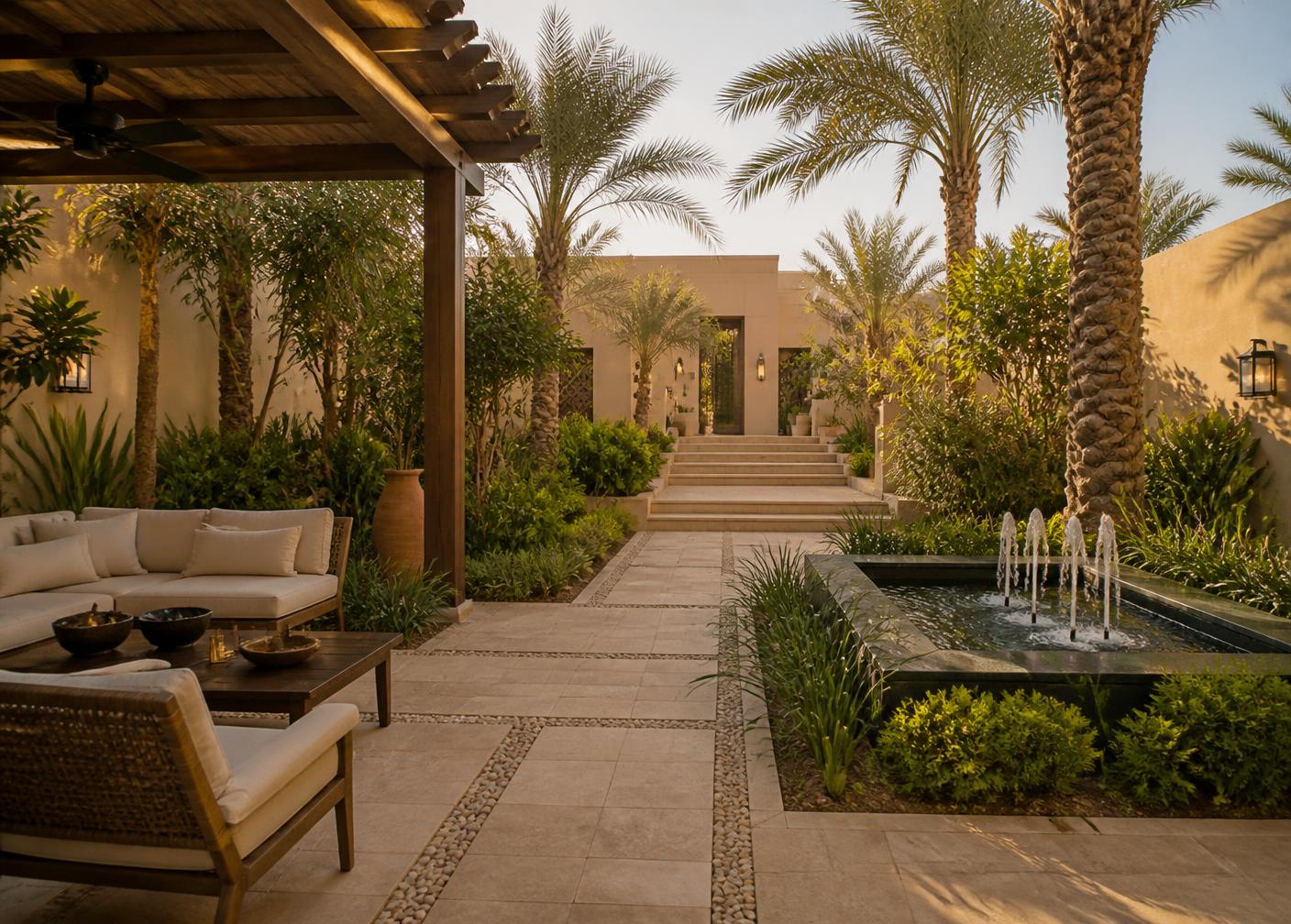 ركن معيشة أنيق في سكن التميز